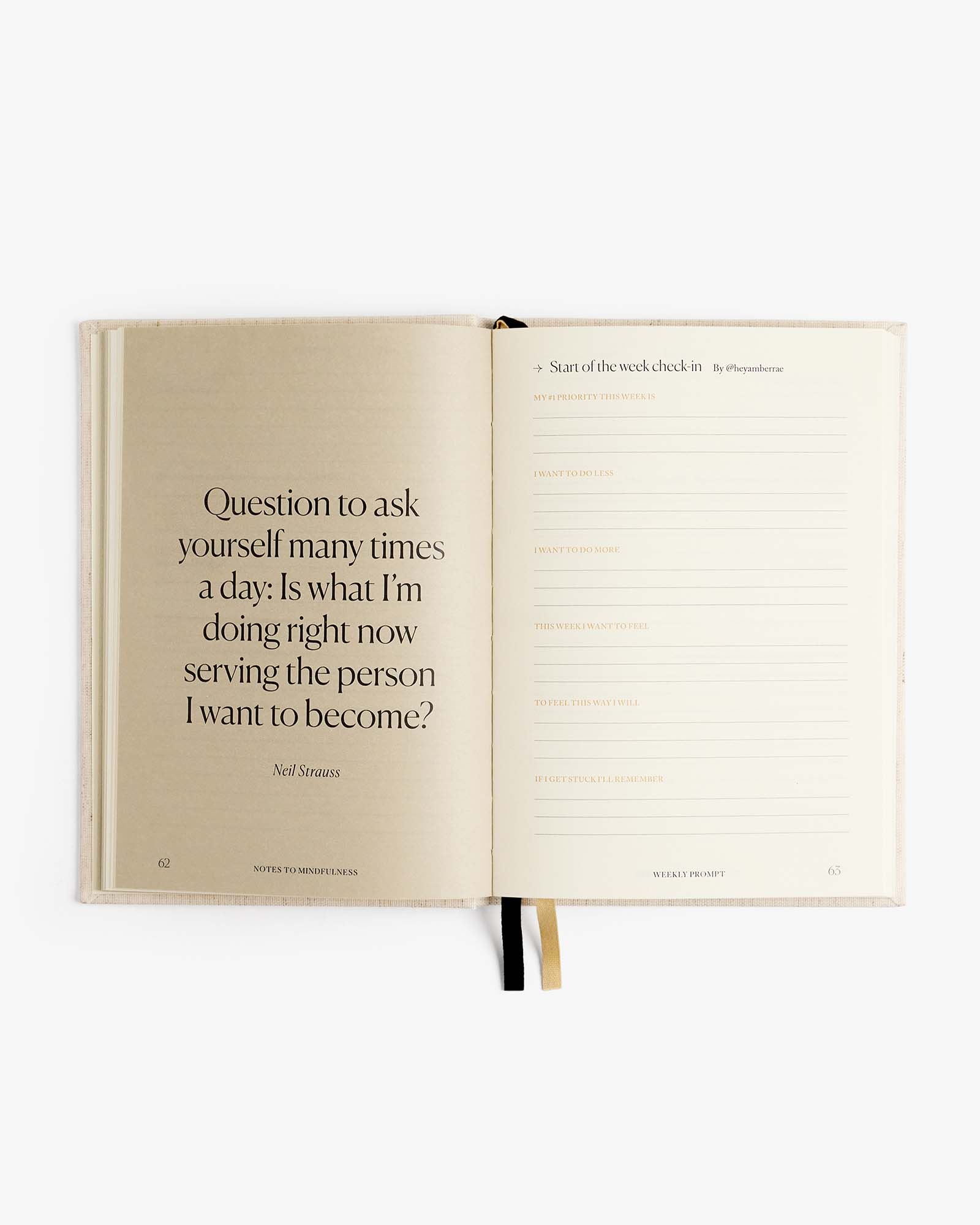 Notes to Mindfulness Journal | Guided Daily Reflection & Intentional Living