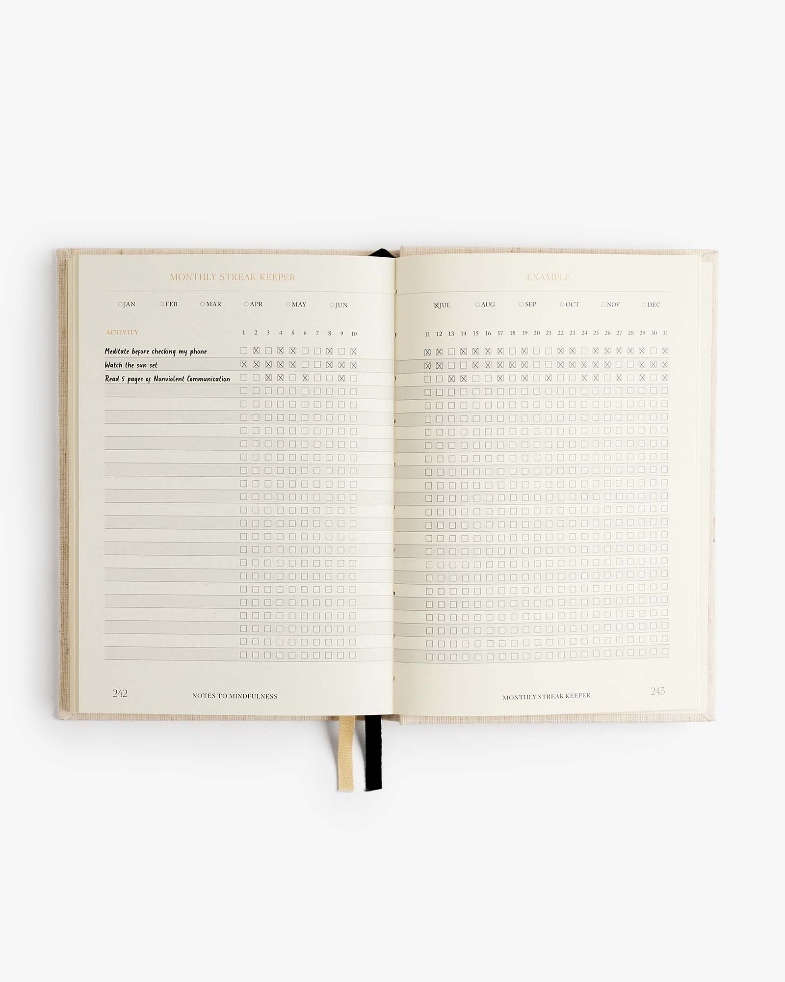 Notes to Mindfulness Journal | Guided Daily Reflection & Intentional Living