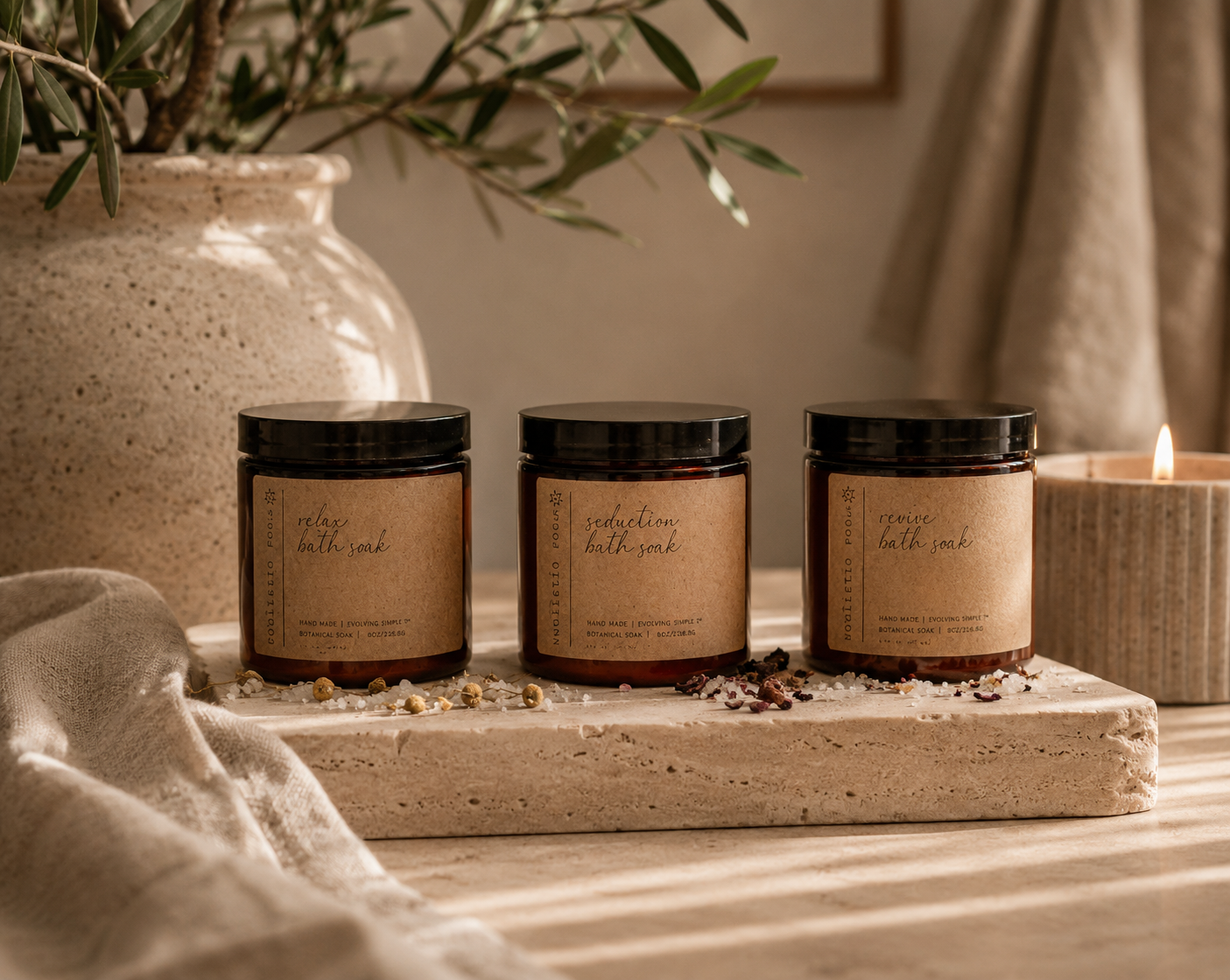 Herbal Epsom Salt Bath Soak
