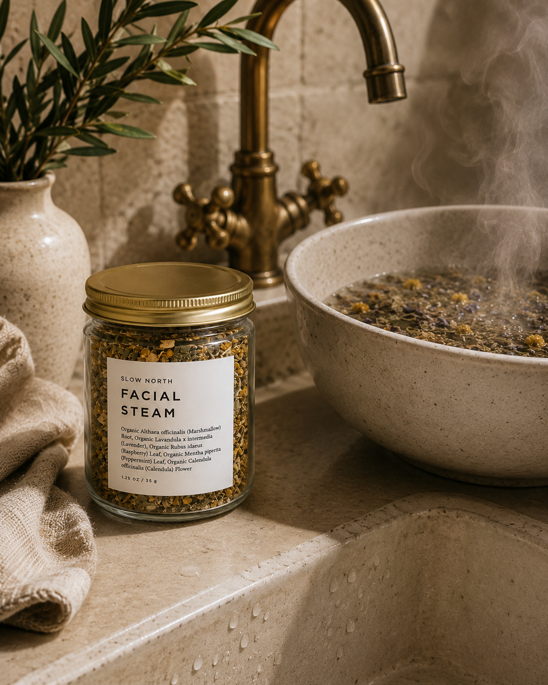 Botanical Facial Steam | Herbal Self-Care Ritual