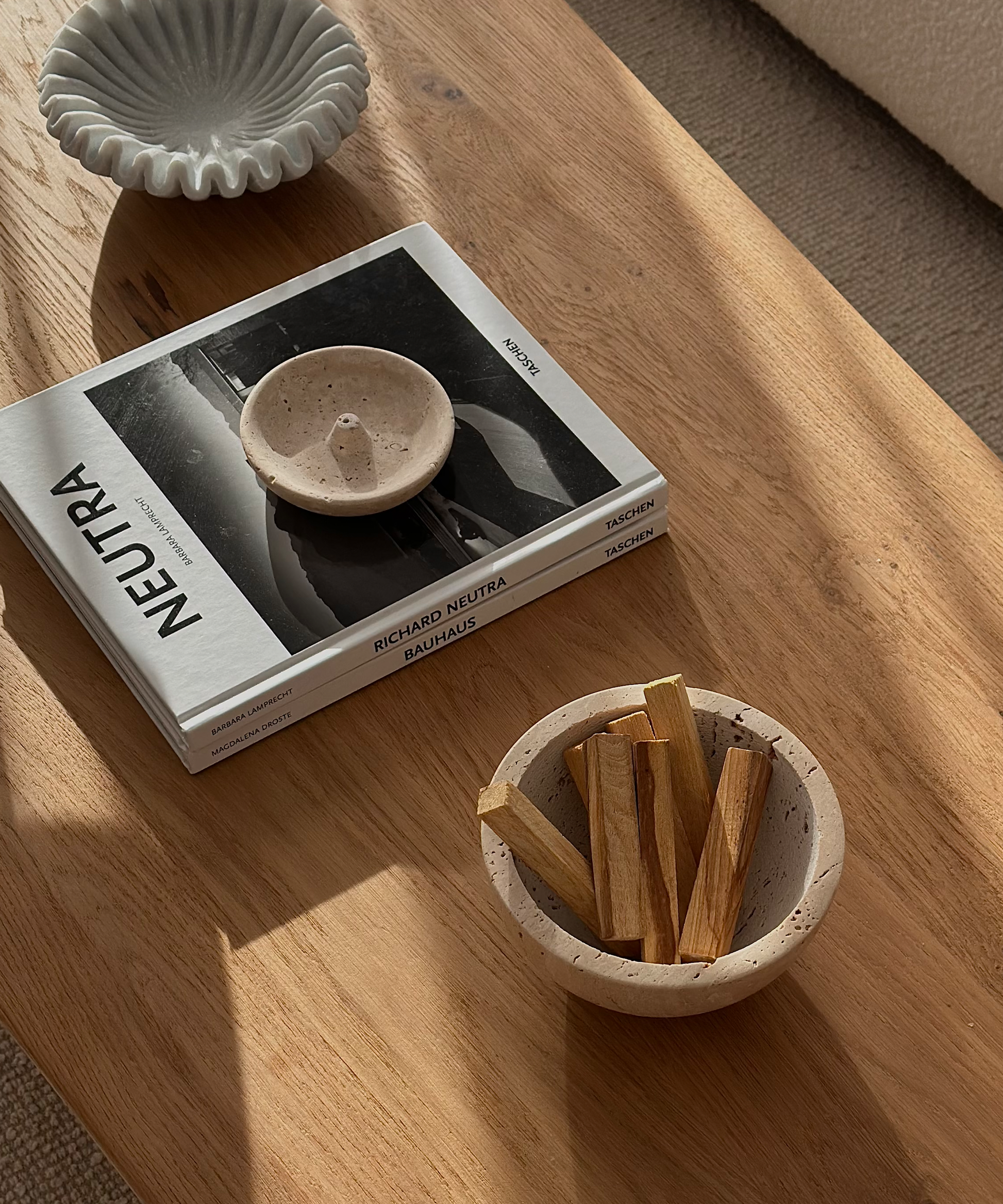 Flow Travertine Bowl-4