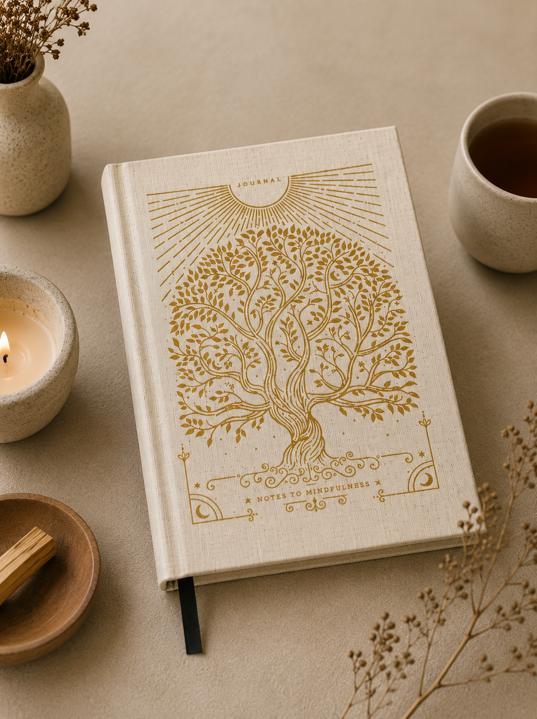 Notes to Mindfulness Journal | Guided Daily Reflection & Intentional Living