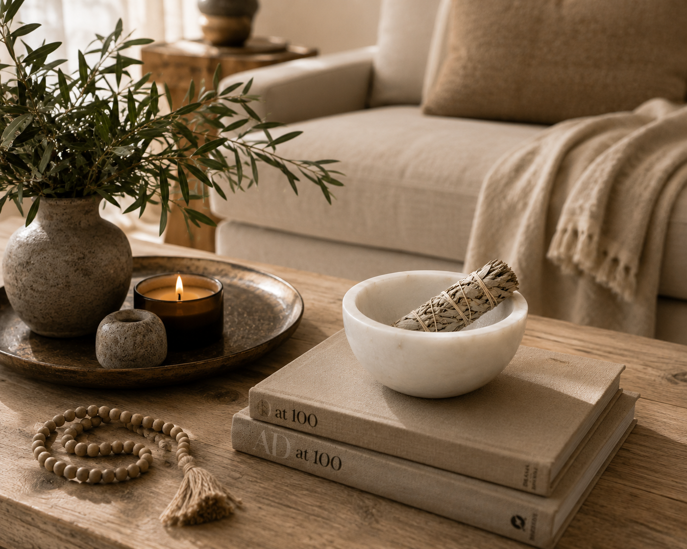 Handcrafted White Marble Bowl