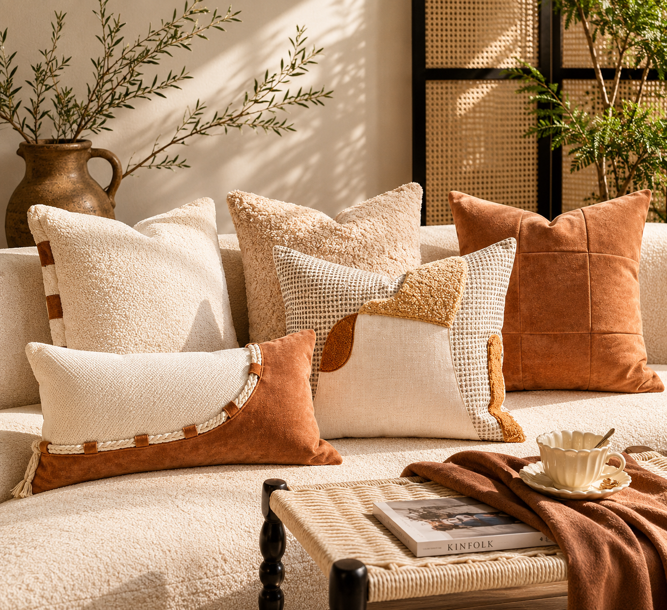Wabi-Sabi Linen Cushion