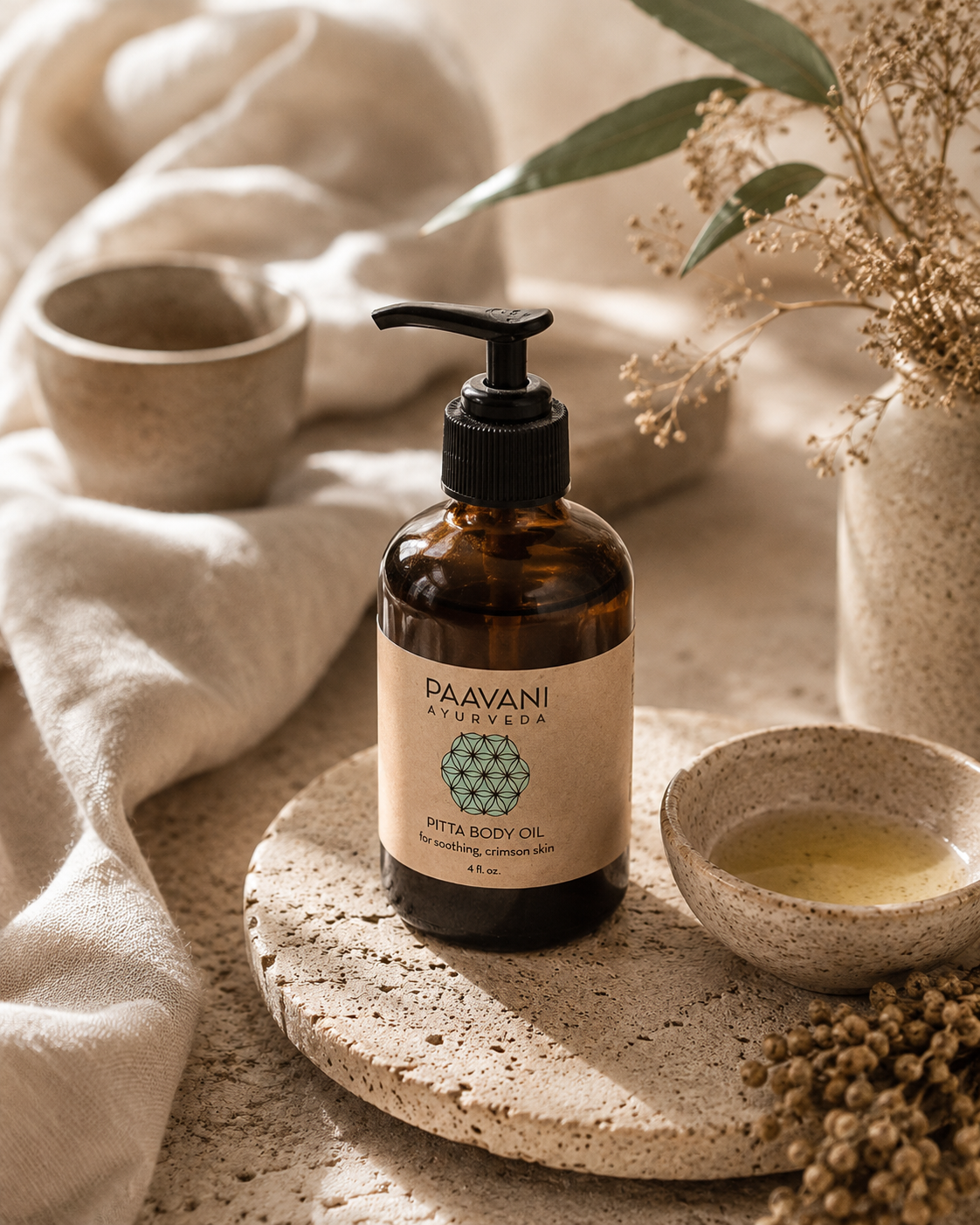 Cooling Ayurvedic Body Oil