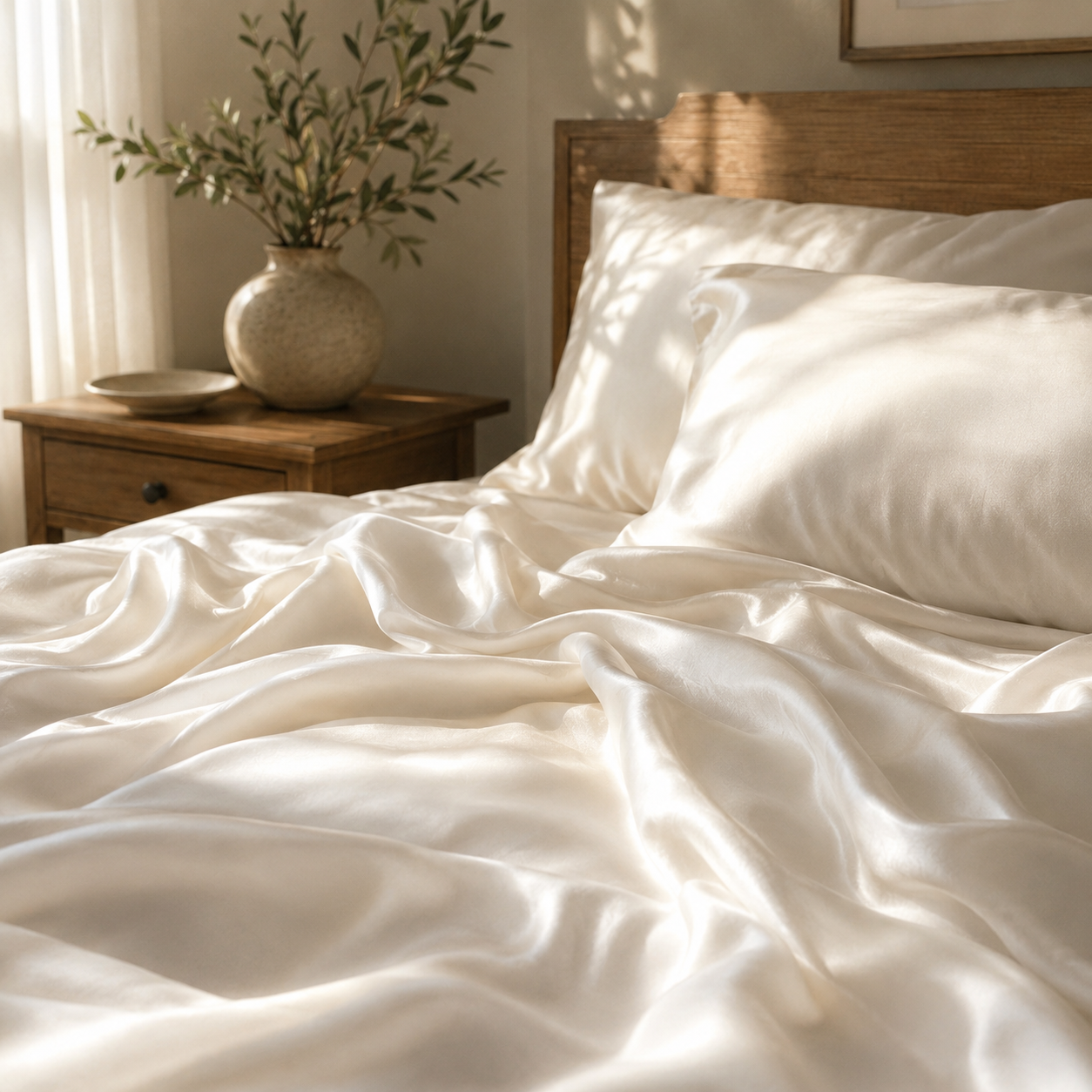 Eucalyptus Silk Sheet Set