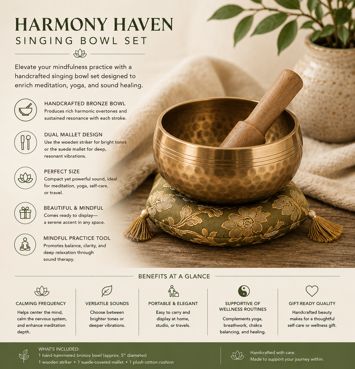 Harmony Haven Singing Bowl Set