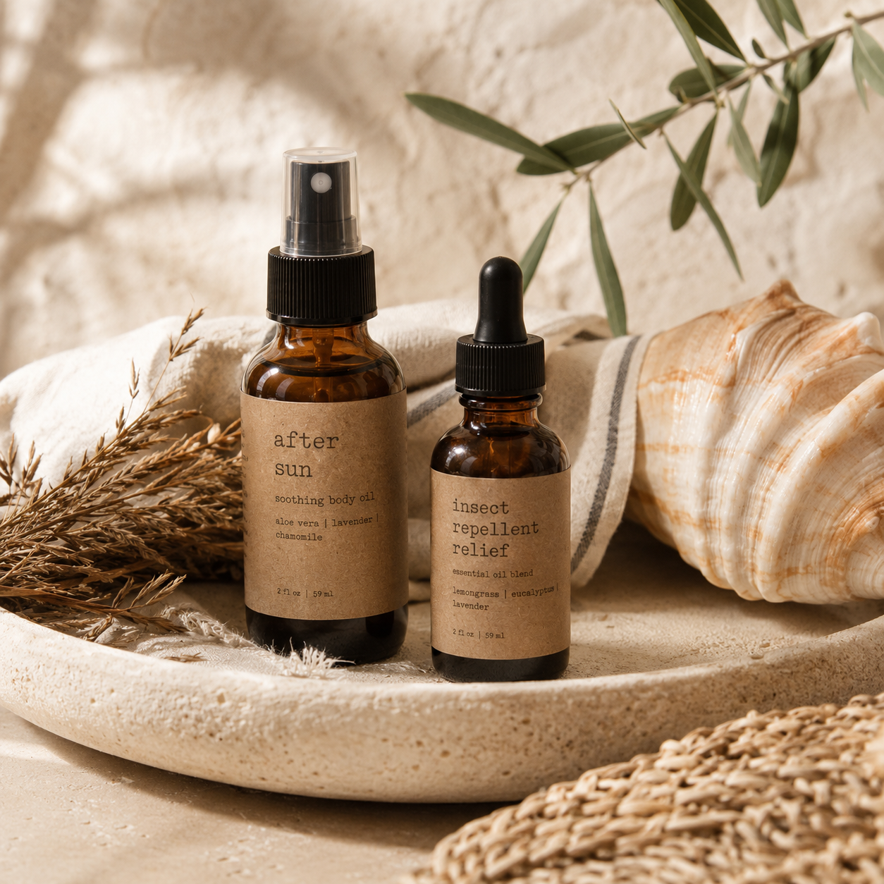Golden Hour Wellness Set | Botanical After Sun & Outdoor Ritual Duo