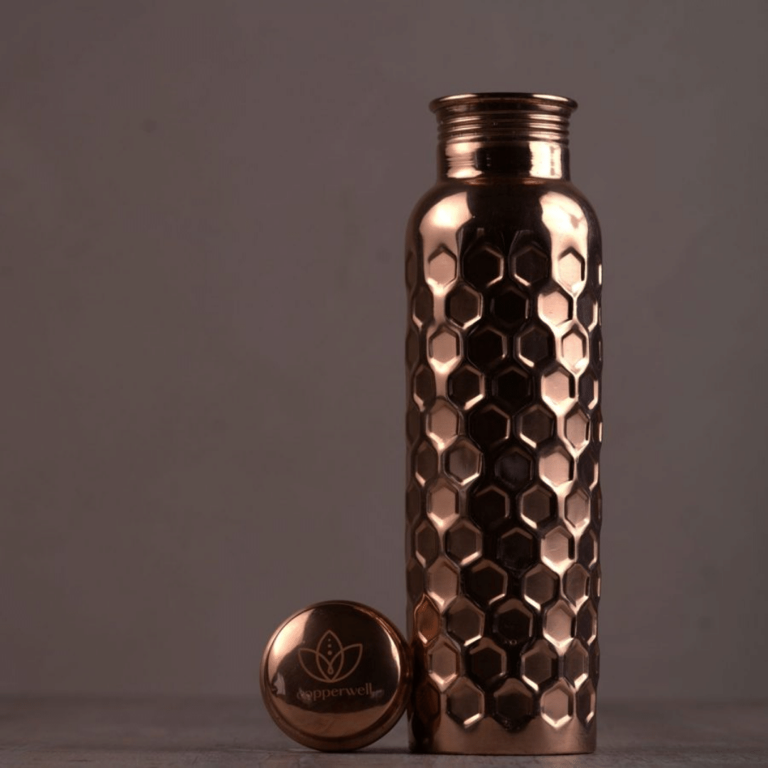 Diamond Copper Water Bottle