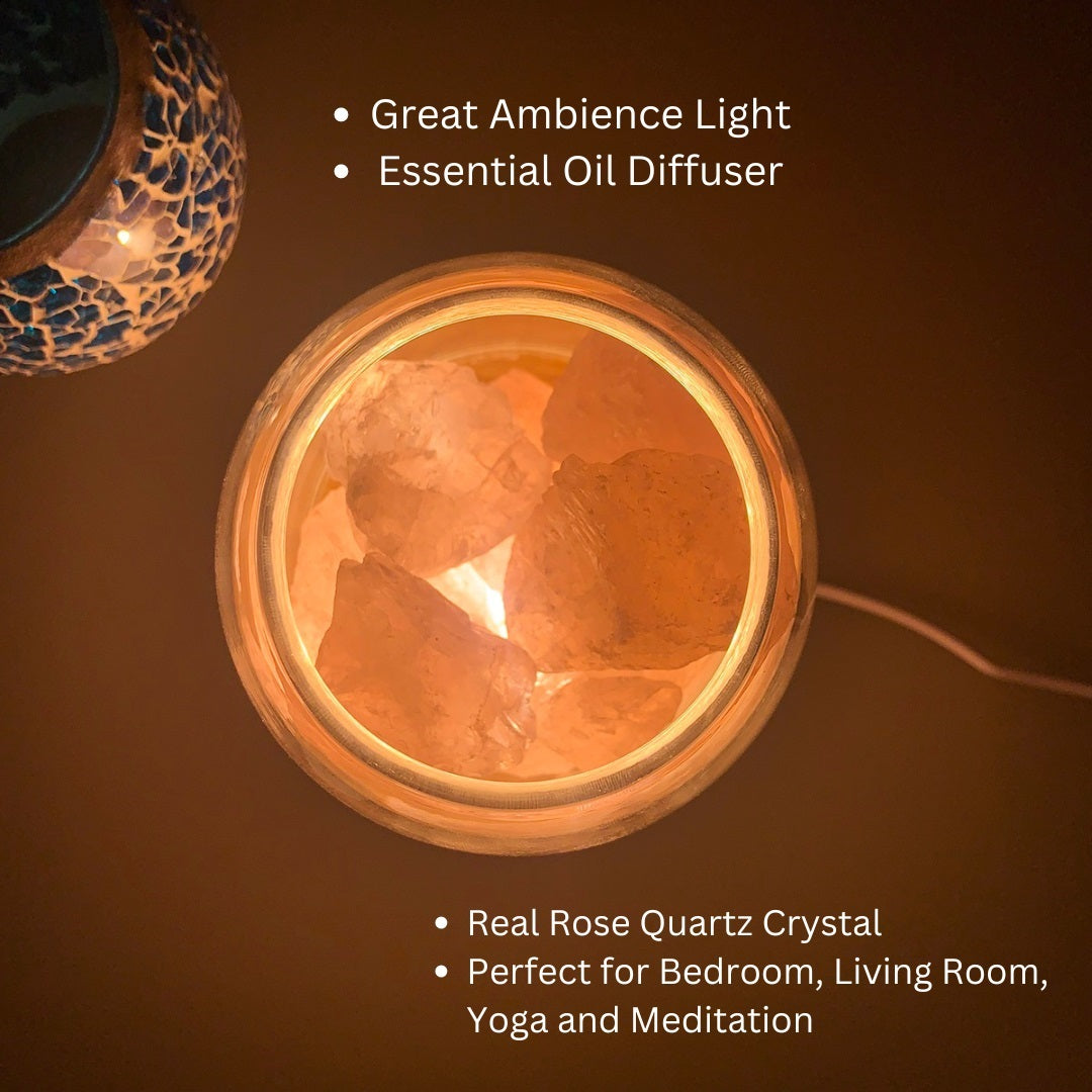 NNEDSZ Crystal Diffuser - Rose Quartz-1