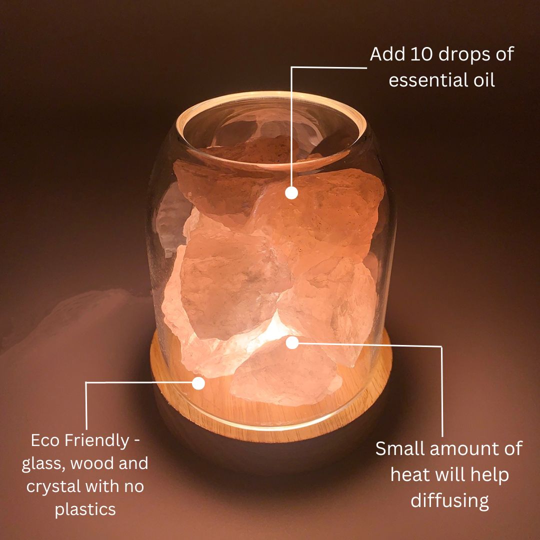 NNEDSZ Crystal Diffuser - Rose Quartz-2