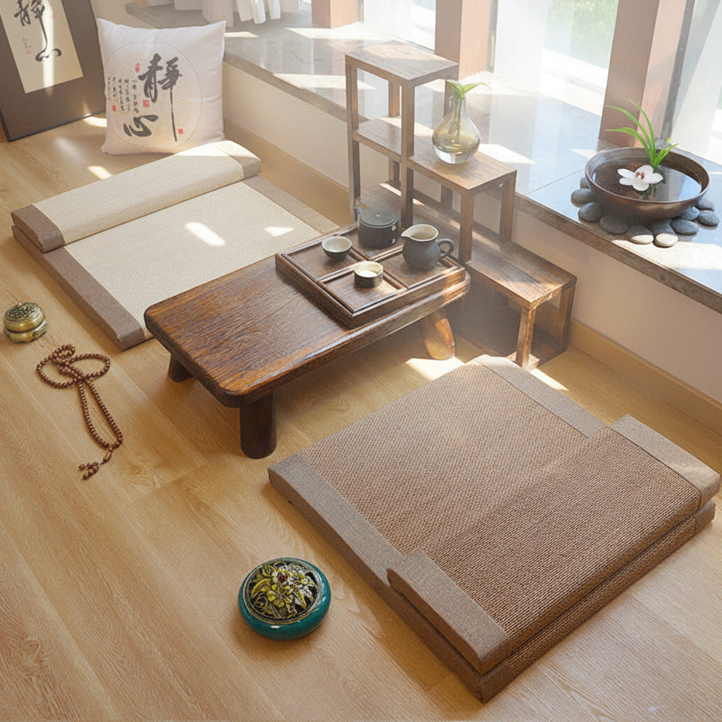 Natural Bamboo Fiber Meditation Cushion