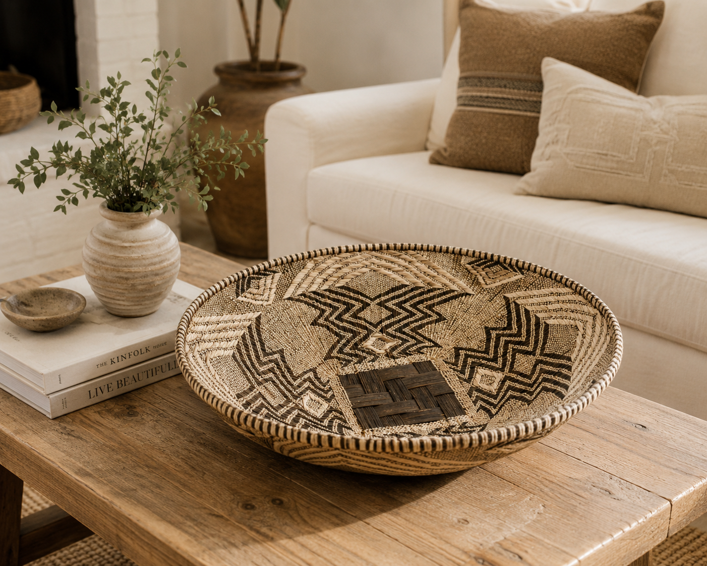 Plateau Handwoven Winnowing Basket